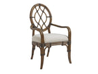 Tommy Bahama Home Bali Hai Cedar Key Oval Back Arm Chair As Shown