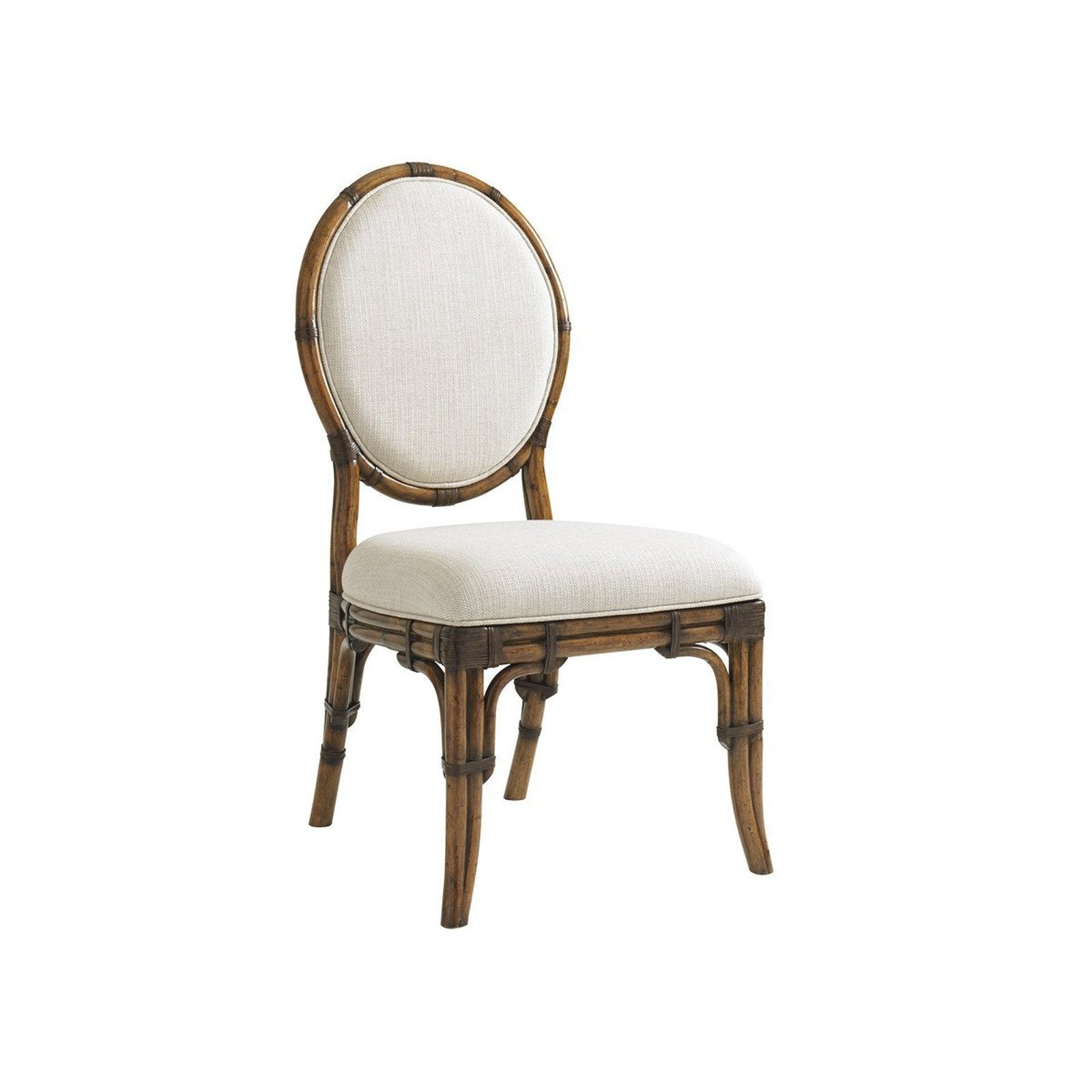 Tommy Bahama Home Bali Hai Gulfstream Oval Back Side Chair Customizable