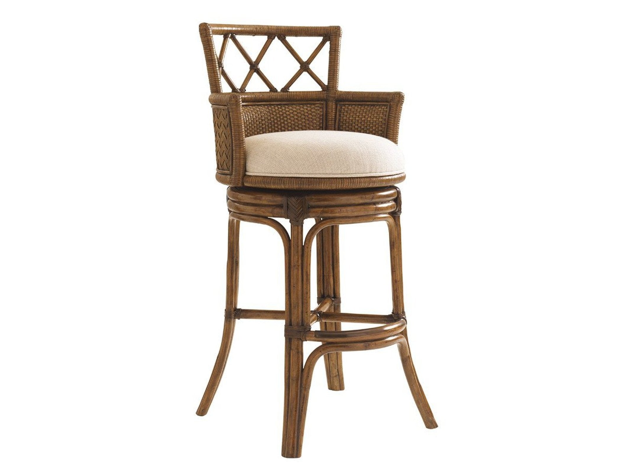 Tommy Bahama Home Bali Hai Kamala Bay Swivel Bar Stool As Shown