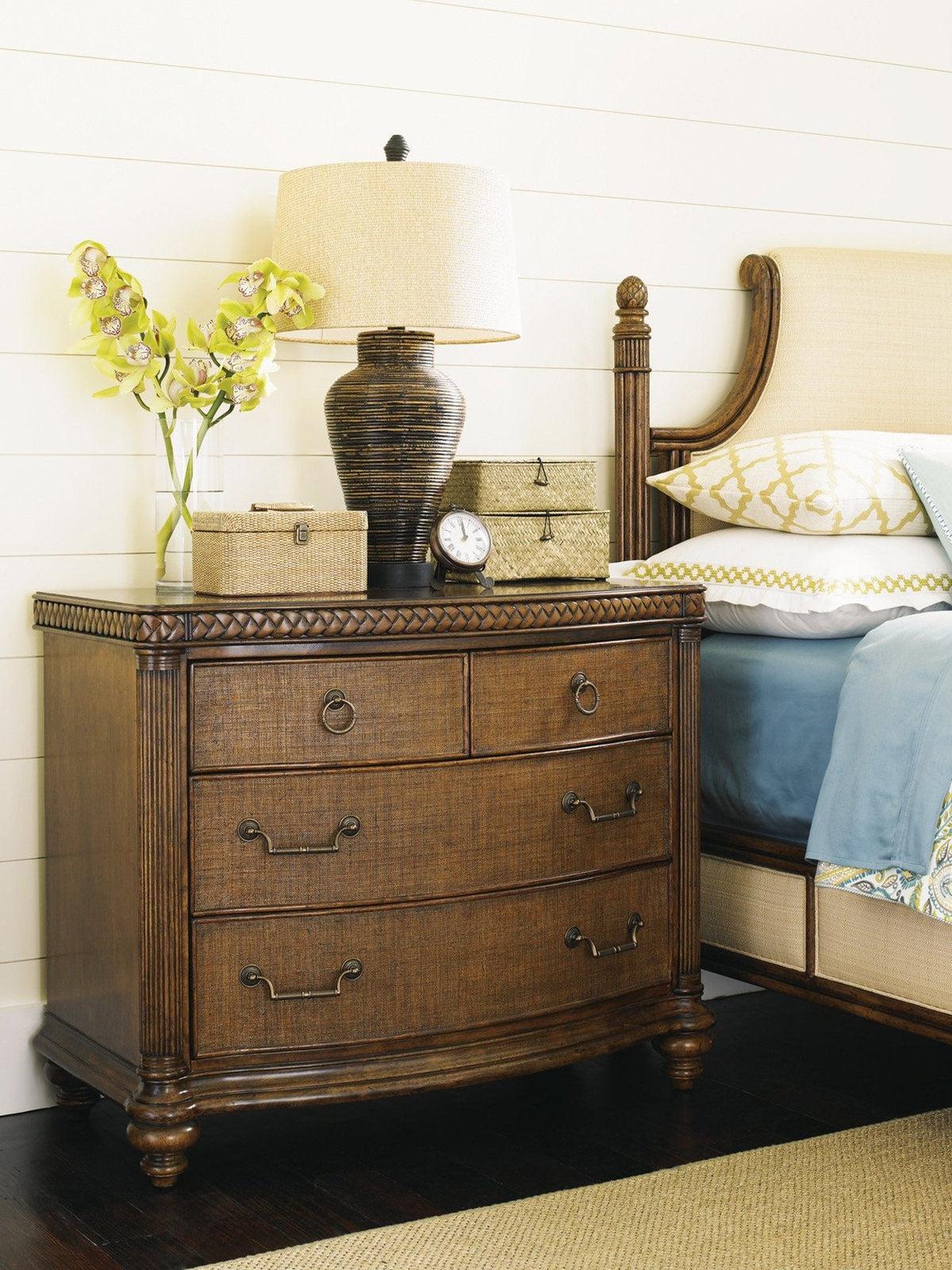 Tommy Bahama Home Bali Hai Silver Sands Bachelors Chest