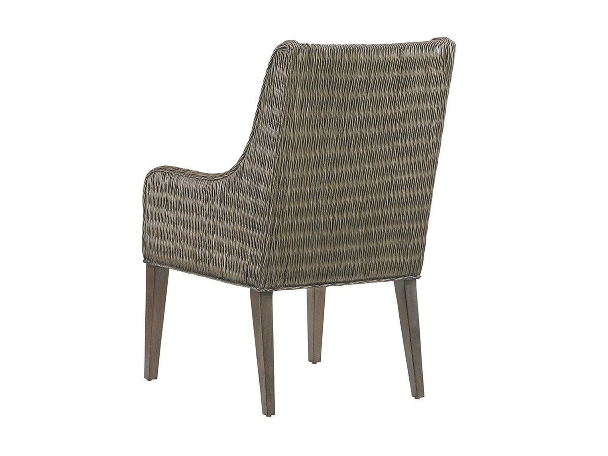 Tommy Bahama Home Cypress Point Brandon Woven Arm Chair Customizable