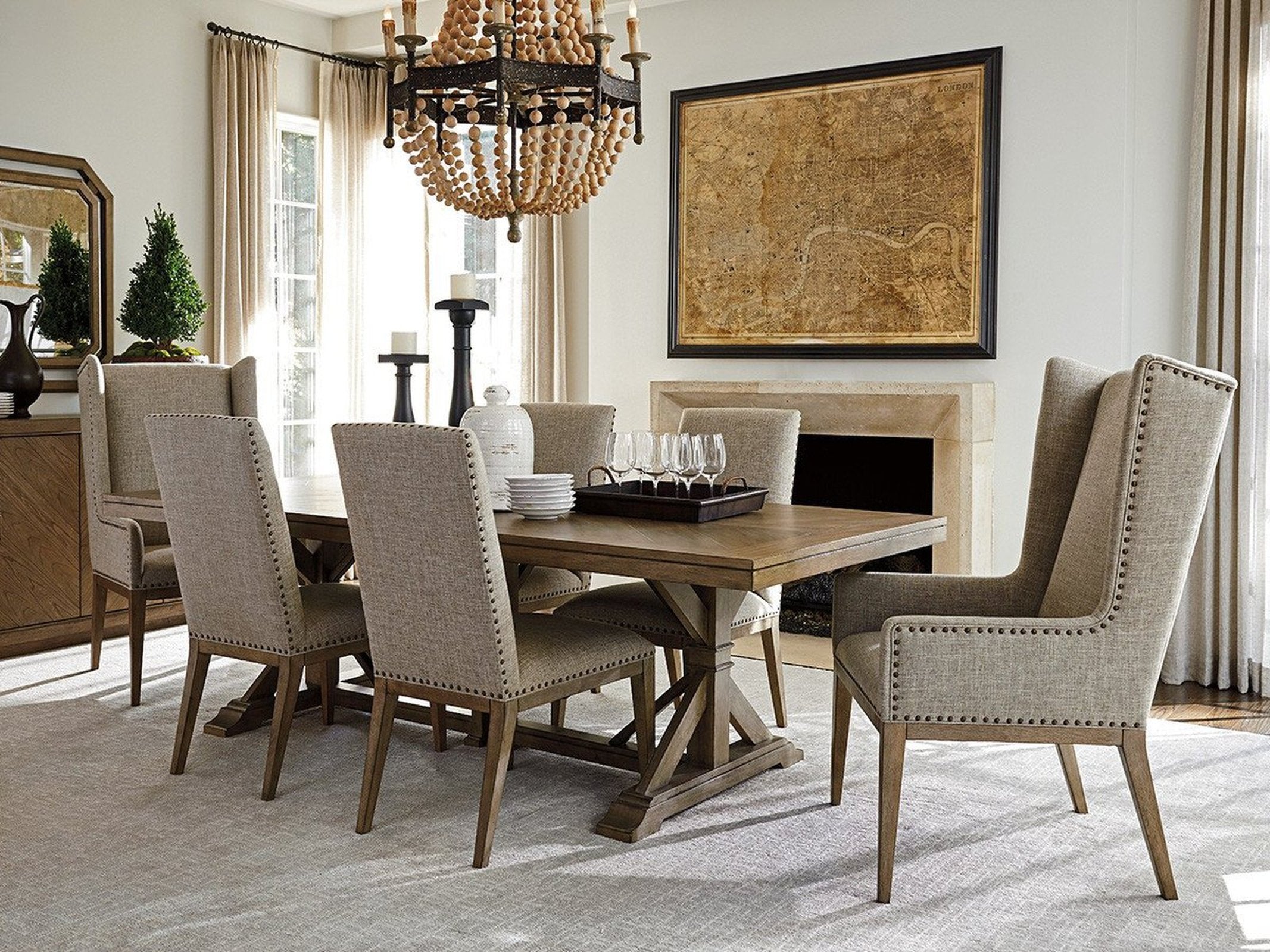 Tommy Bahama Home Cypress Point Milton Host Chair Customizable