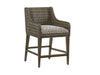 Tommy Bahama Home Cypress Point Turner Woven Counter Stool Customizable