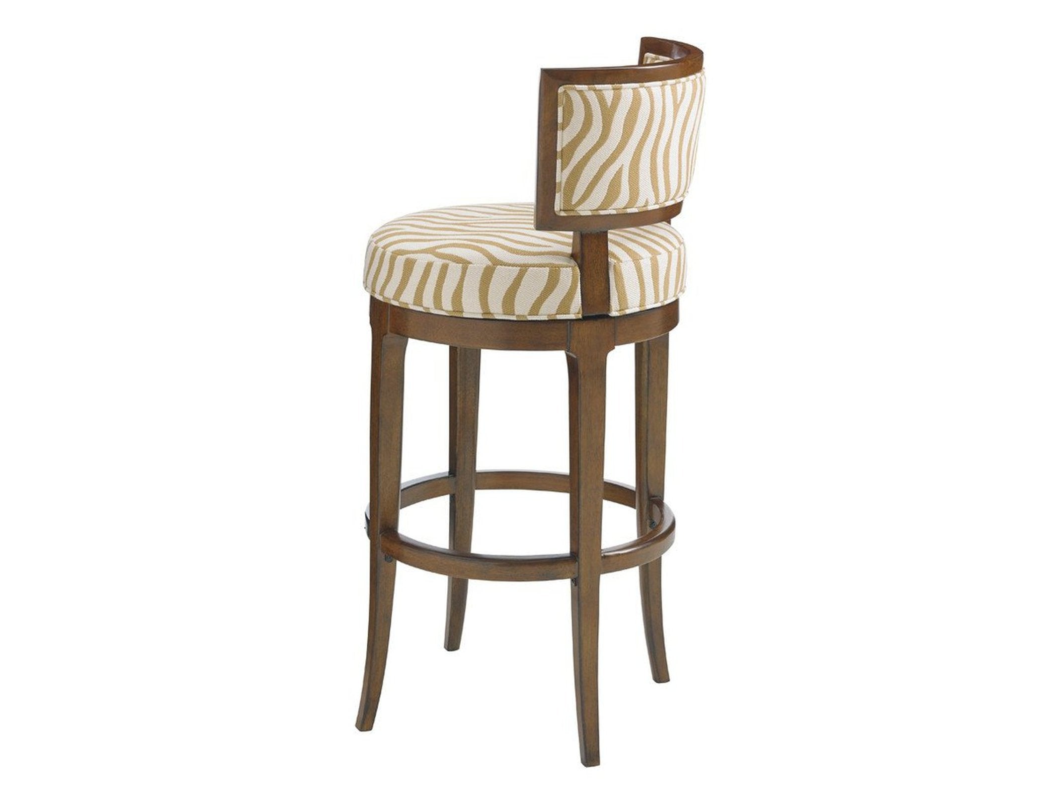 Tommy Bahama Home Island Fusion Macau Swivel Bar Stool Customizable