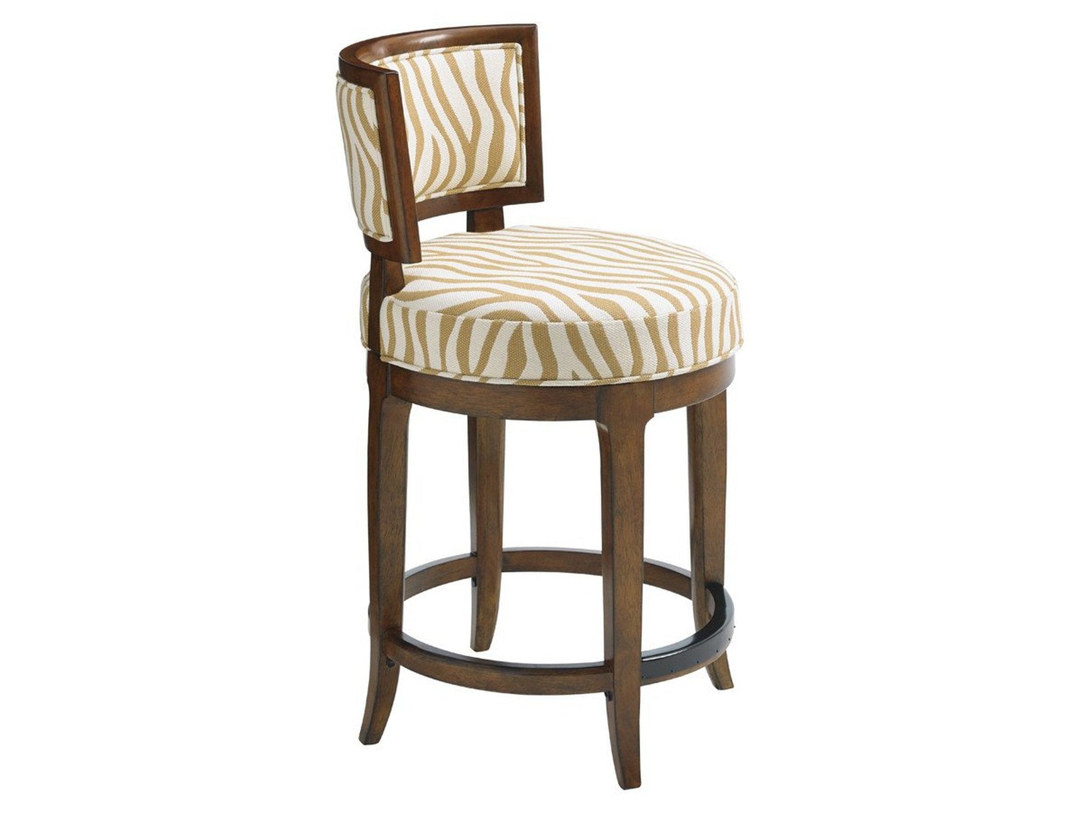 Tommy Bahama Home Island Fusion Macau Swivel Counter Stool Customizable