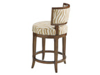 Tommy Bahama Home Island Fusion Macau Swivel Counter Stool Customizable