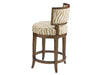 Tommy Bahama Home Island Fusion Macau Swivel Counter Stool Customizable