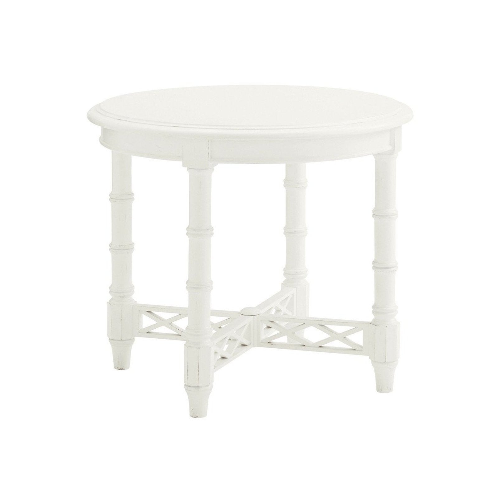 Tommy Bahama Home Ivory Key Edgehill Round Lamp Table