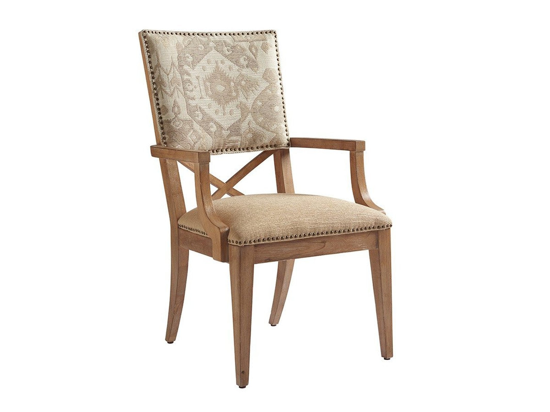 Tommy Bahama Home Los Altos Alderman Upholstered Arm Chair Customizable