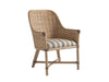 Tommy Bahama Home Los Altos Keeling Woven Arm Chair Customizable