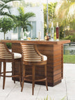 Tommy Bahama Home Ocean Club Cabana Swivel Bar Stool As Shown