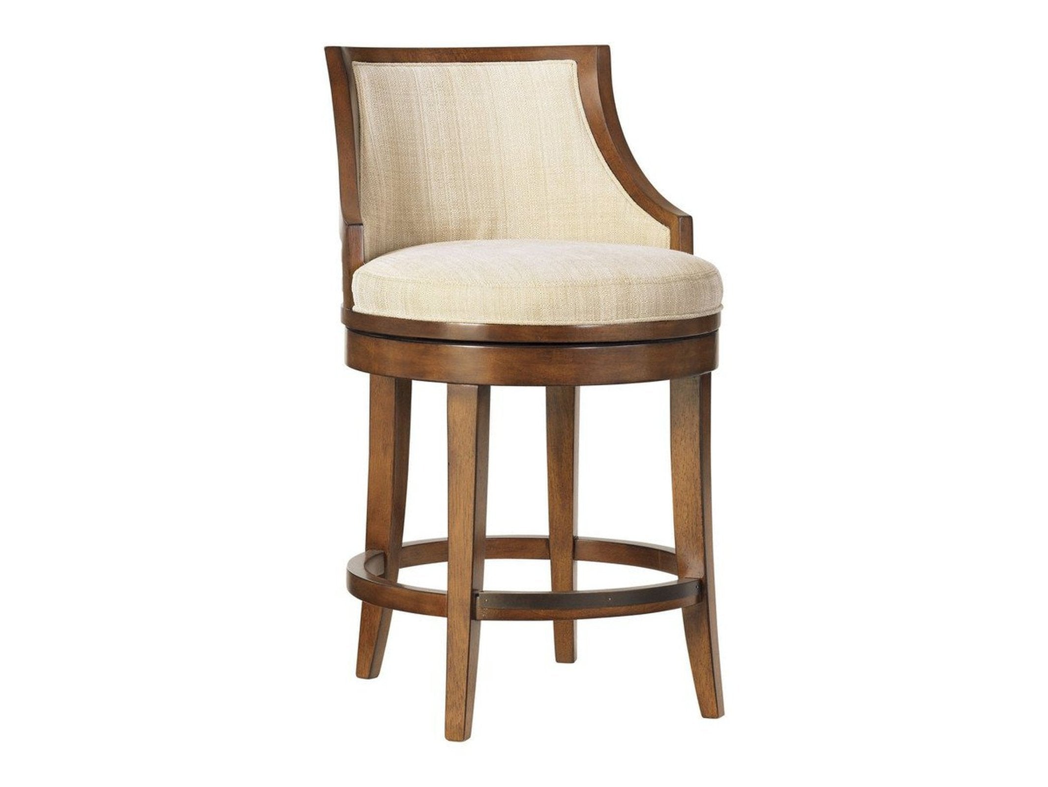 Tommy Bahama Home Ocean Club Cabana Swivel Counter Stool As Shown