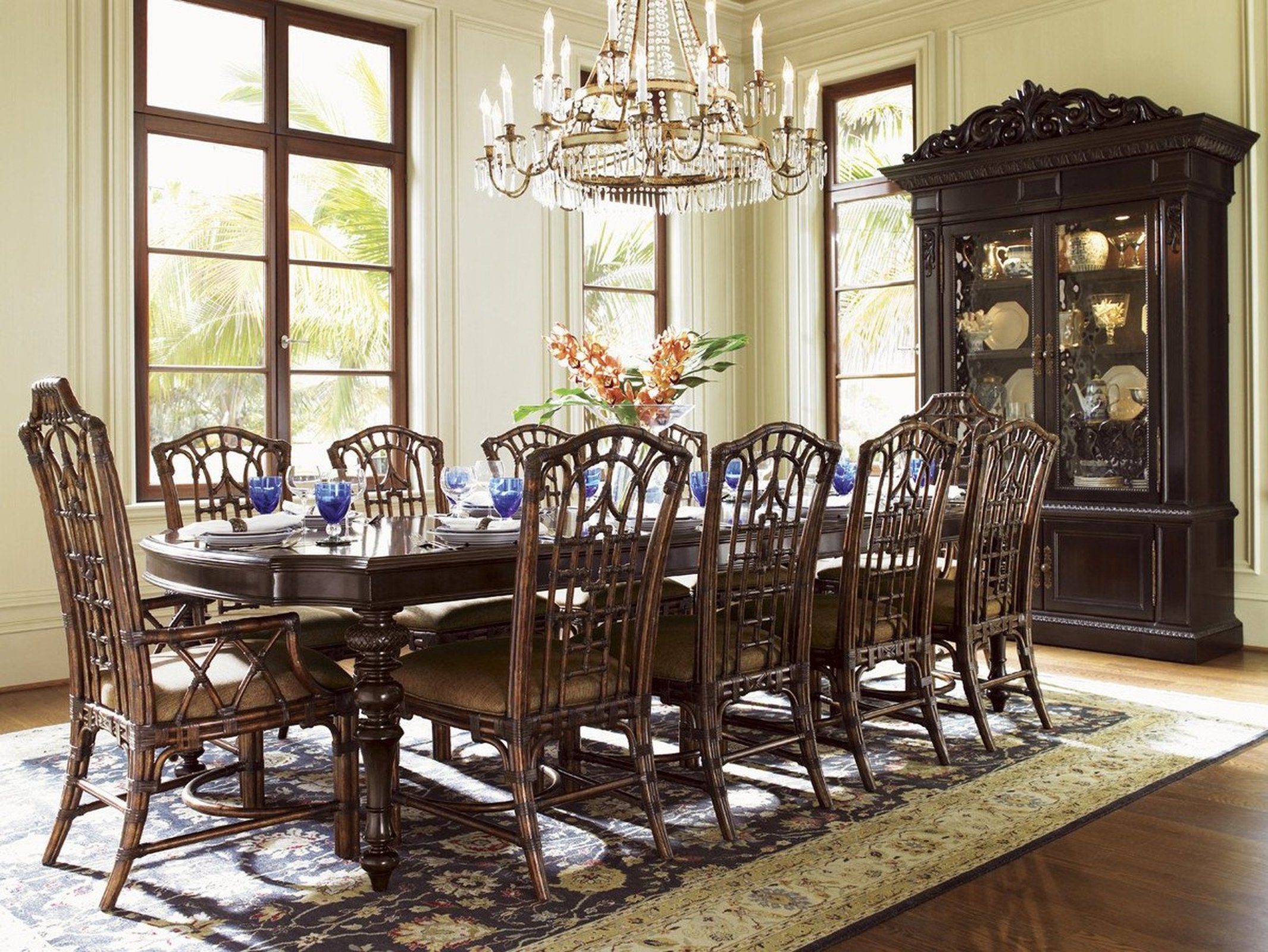 Tommy Bahama Home Royal Kahala Islands Edge Dining Table