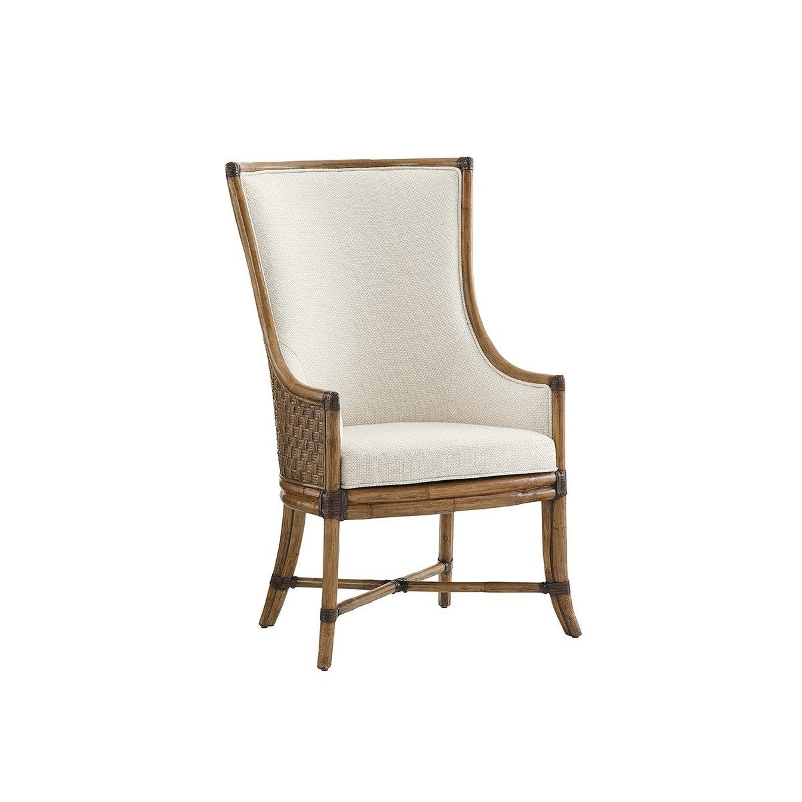 Tommy Bahama Home Twin Palms Balfour Host Arm Chair Customizable