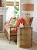 Tommy Bahama Home Twin Palms Cassada Drum Table