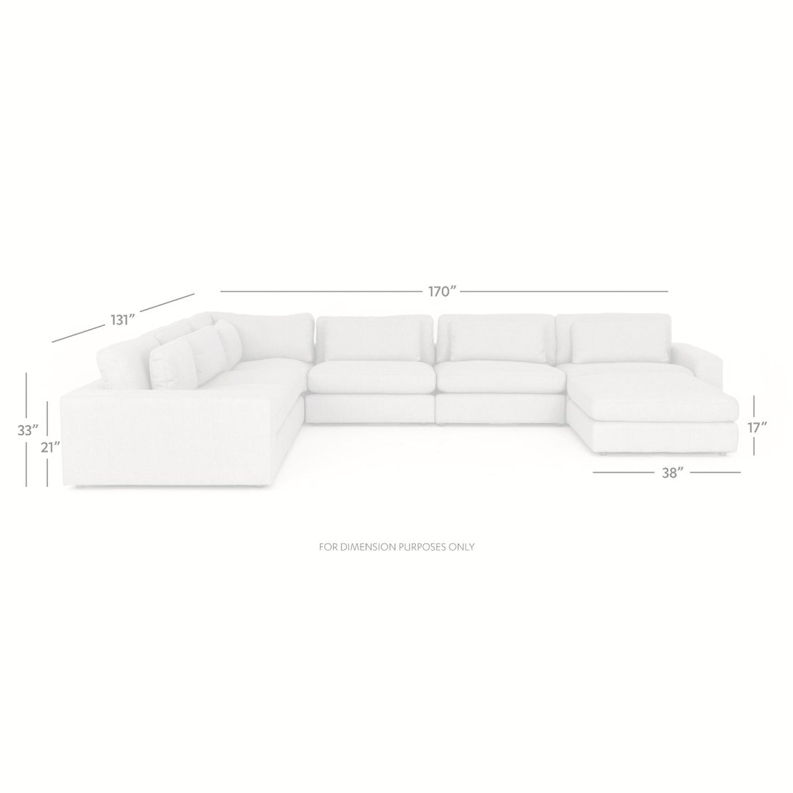 Four Hands Bloor 6-PC Sectional