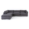 Four Hands Westwood 4 PC Sectional with Ottoman