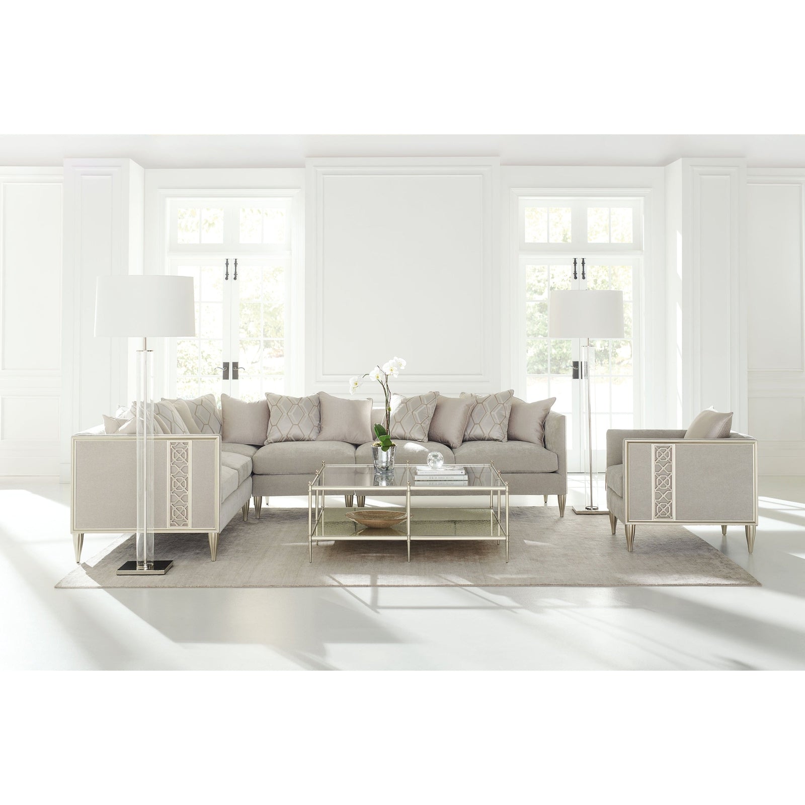 Caracole Fret Knot Sectional