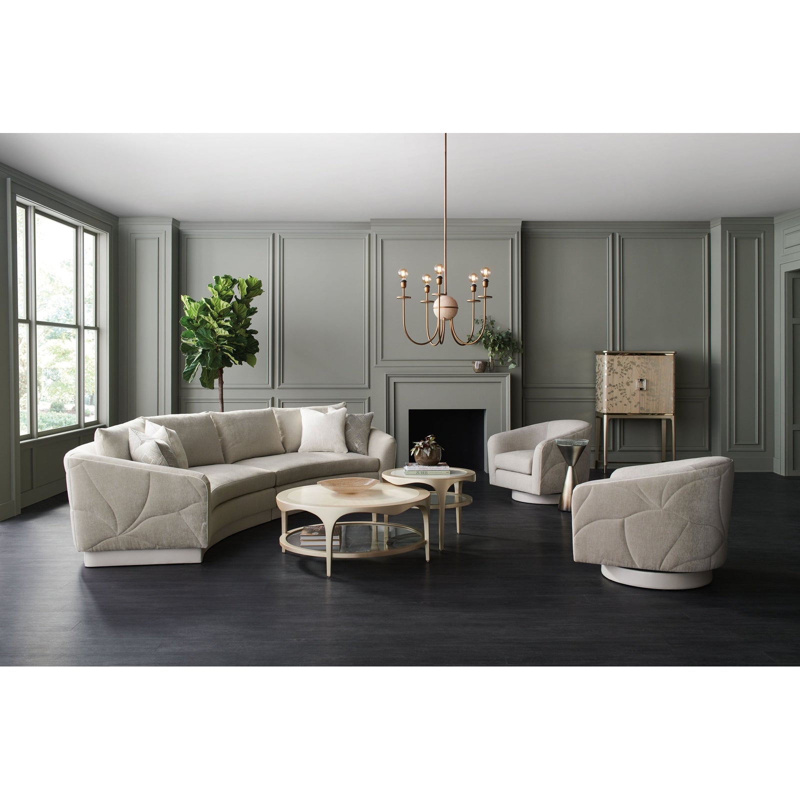 Caracole Fanciful Loveseat Sectional