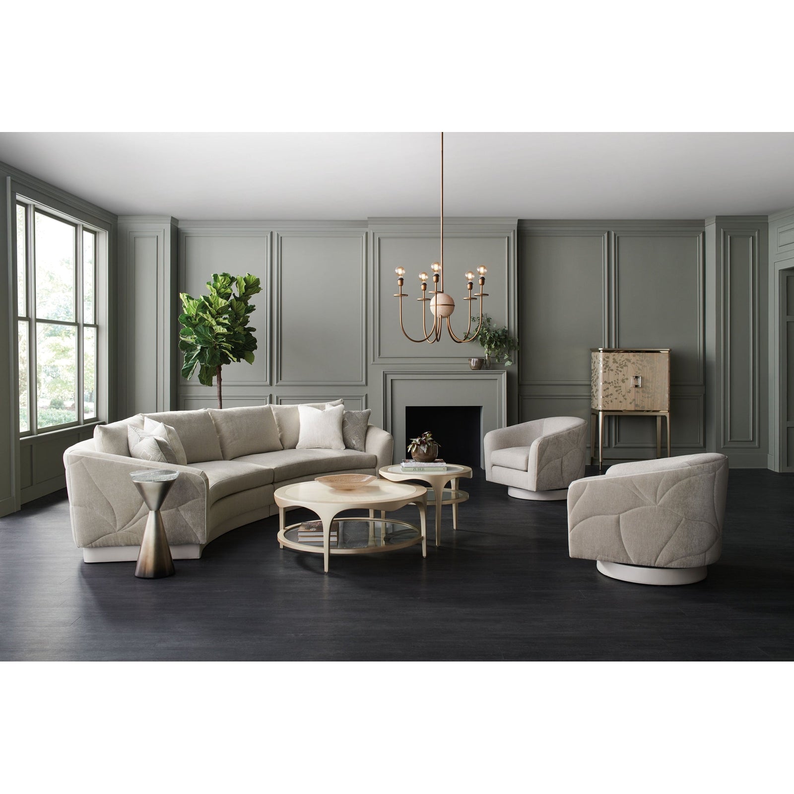 Caracole Fanciful Loveseat Sectional