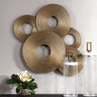 Uttermost Ahmet Gold Rings Wall Decor