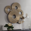 Uttermost Ahmet Gold Rings Wall Decor