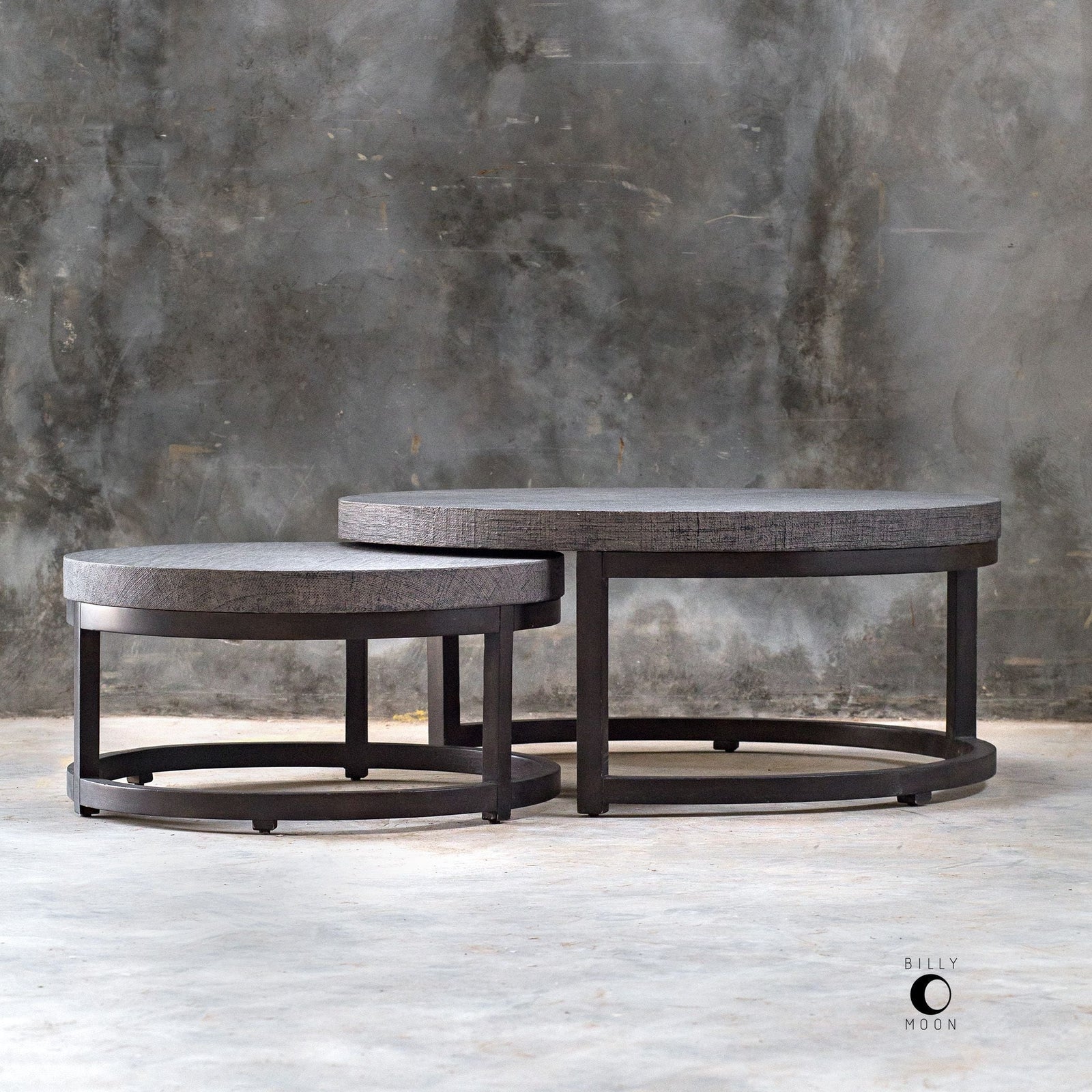 Uttermost Aiyara Gray Nesting Tables - Set of 2