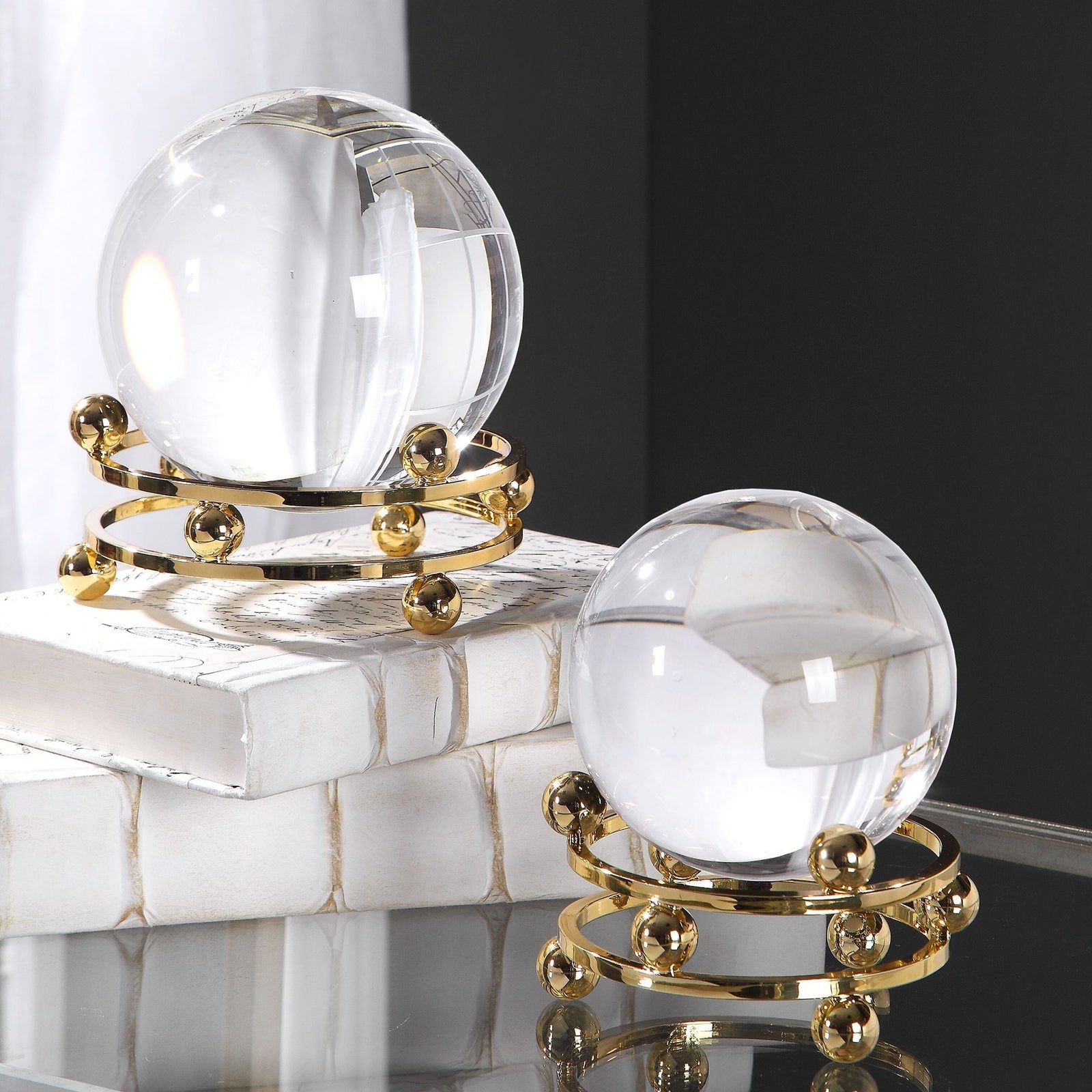 Uttermost Alega Spheres - Set of 2