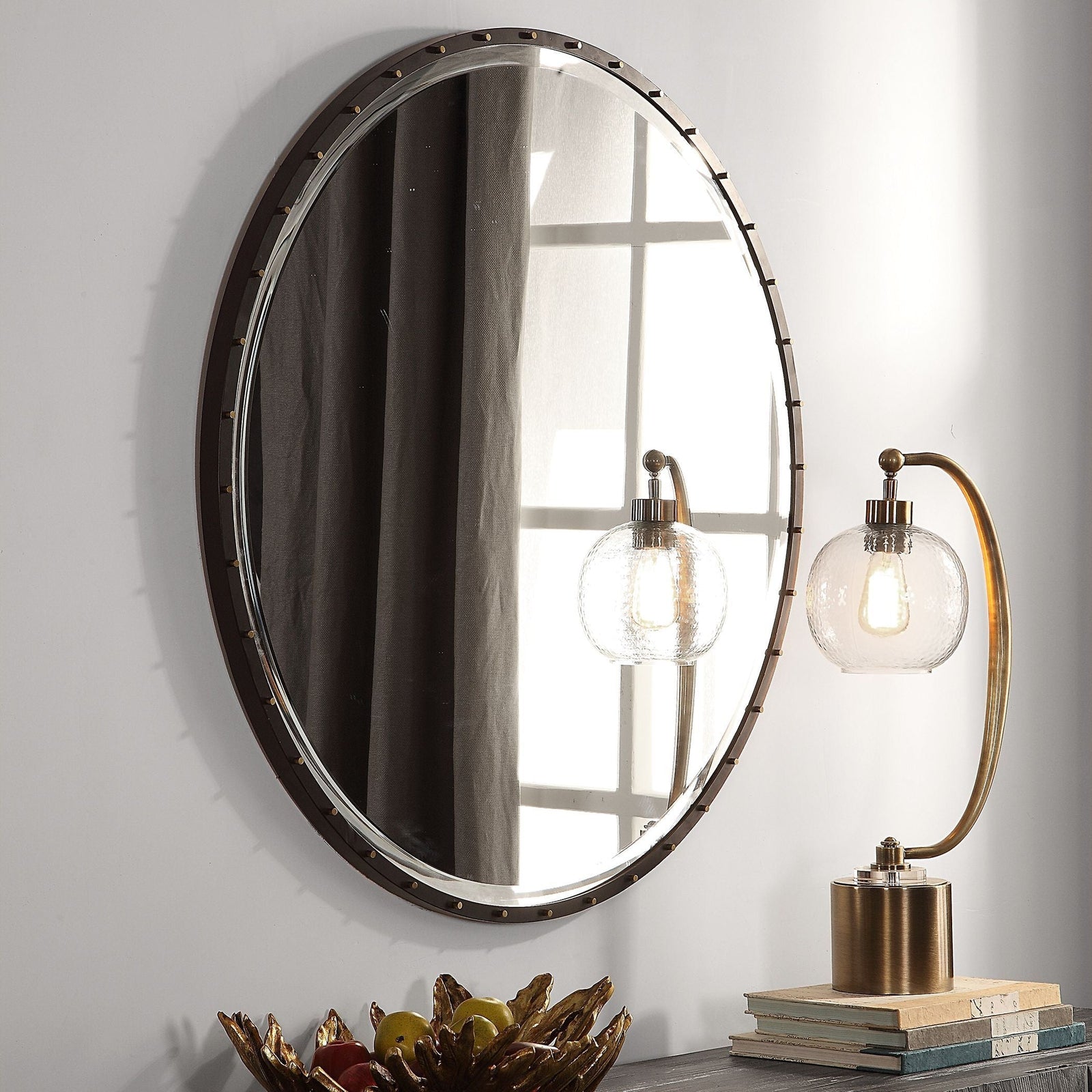 Uttermost Benedo Round Mirror