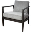 Uttermost Brunei Modern Gray Accent Chair