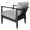 Uttermost Brunei Modern Gray Accent Chair