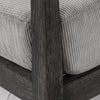 Uttermost Brunei Modern Gray Accent Chair