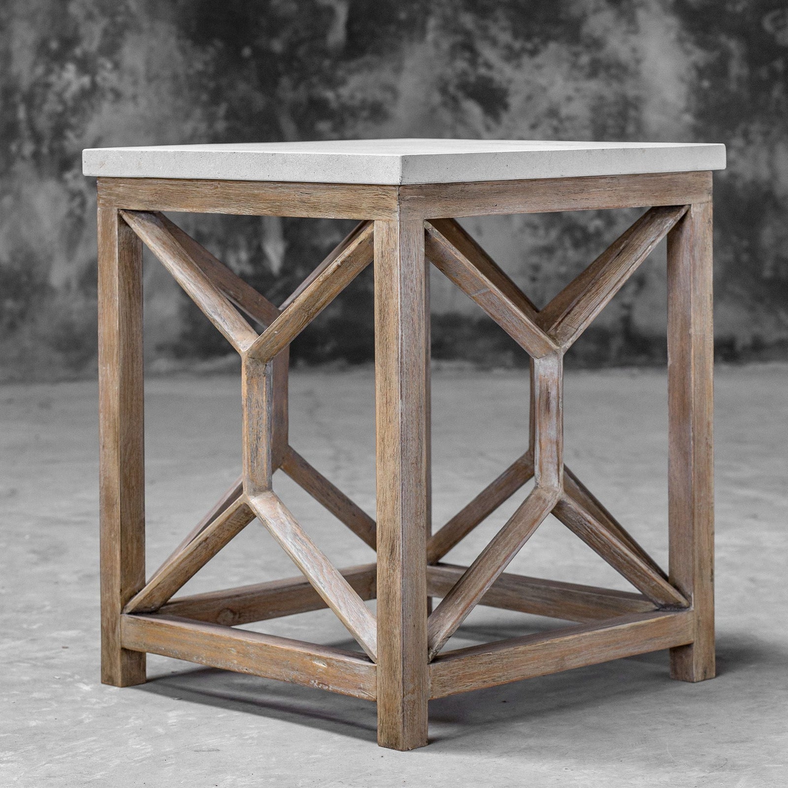 Uttermost Catali Stone End Table