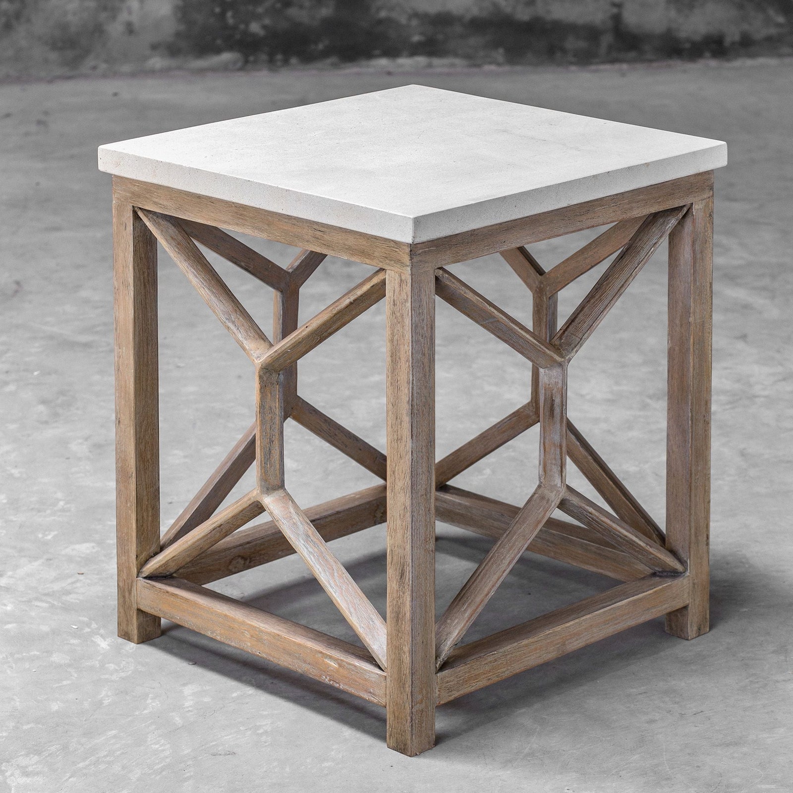 Uttermost Catali Stone End Table