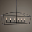 Uttermost Clayton 6 Light Linear Chandelier