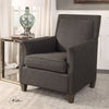 Uttermost Darick Charcoal Armchair