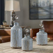 Uttermost Mathias Grey-Blue Vessels - Set of 3