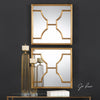 Uttermost Misa Gold Square Mirrors - Set of 2