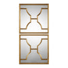 Uttermost Misa Gold Square Mirrors - Set of 2