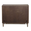 Uttermost Shield Gray Oak 2 Door Cabinet