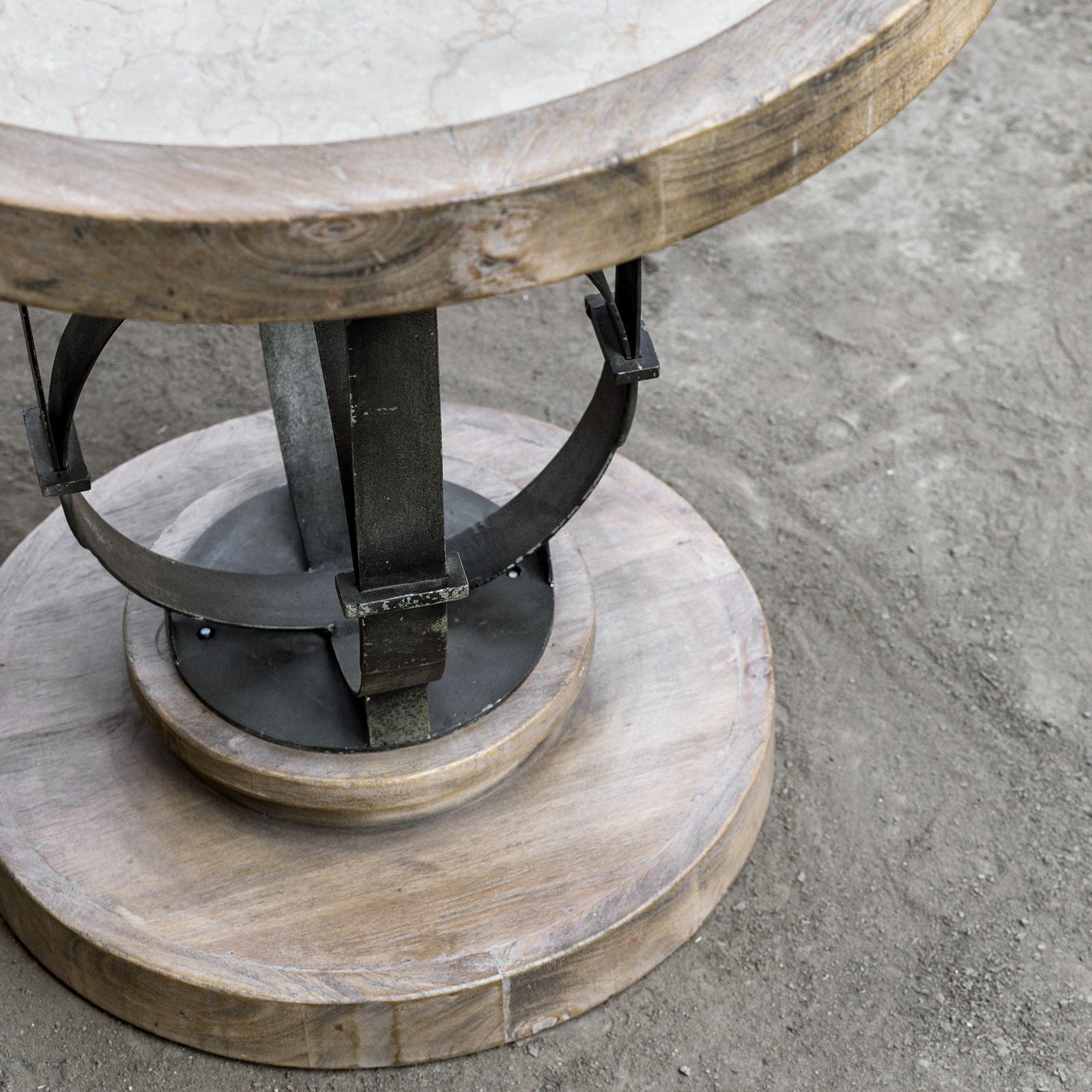 Uttermost Sydney Light Oak Side Table