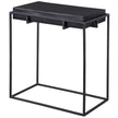 Uttermost Telone Modern Black Side Table