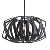 Uttermost Thales Black Geometric 3 Light Pendant