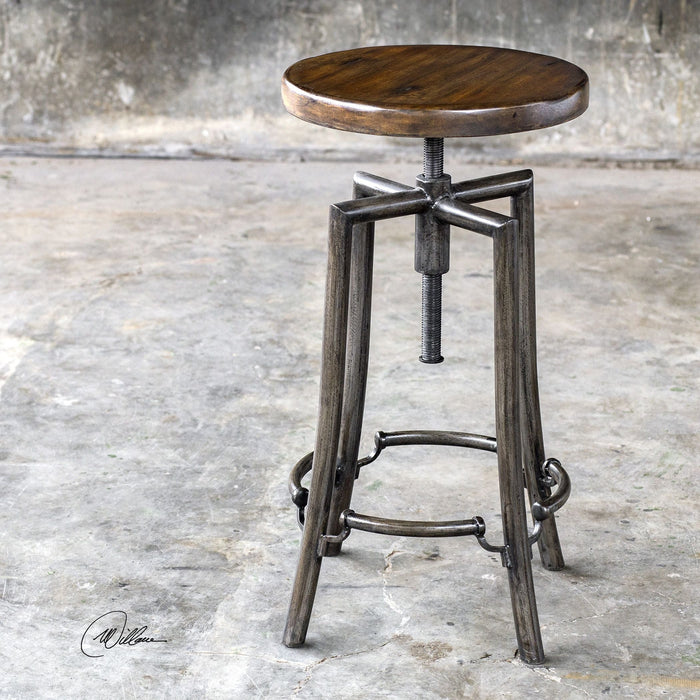 Uttermost Westlyn Industrial Bar Stool