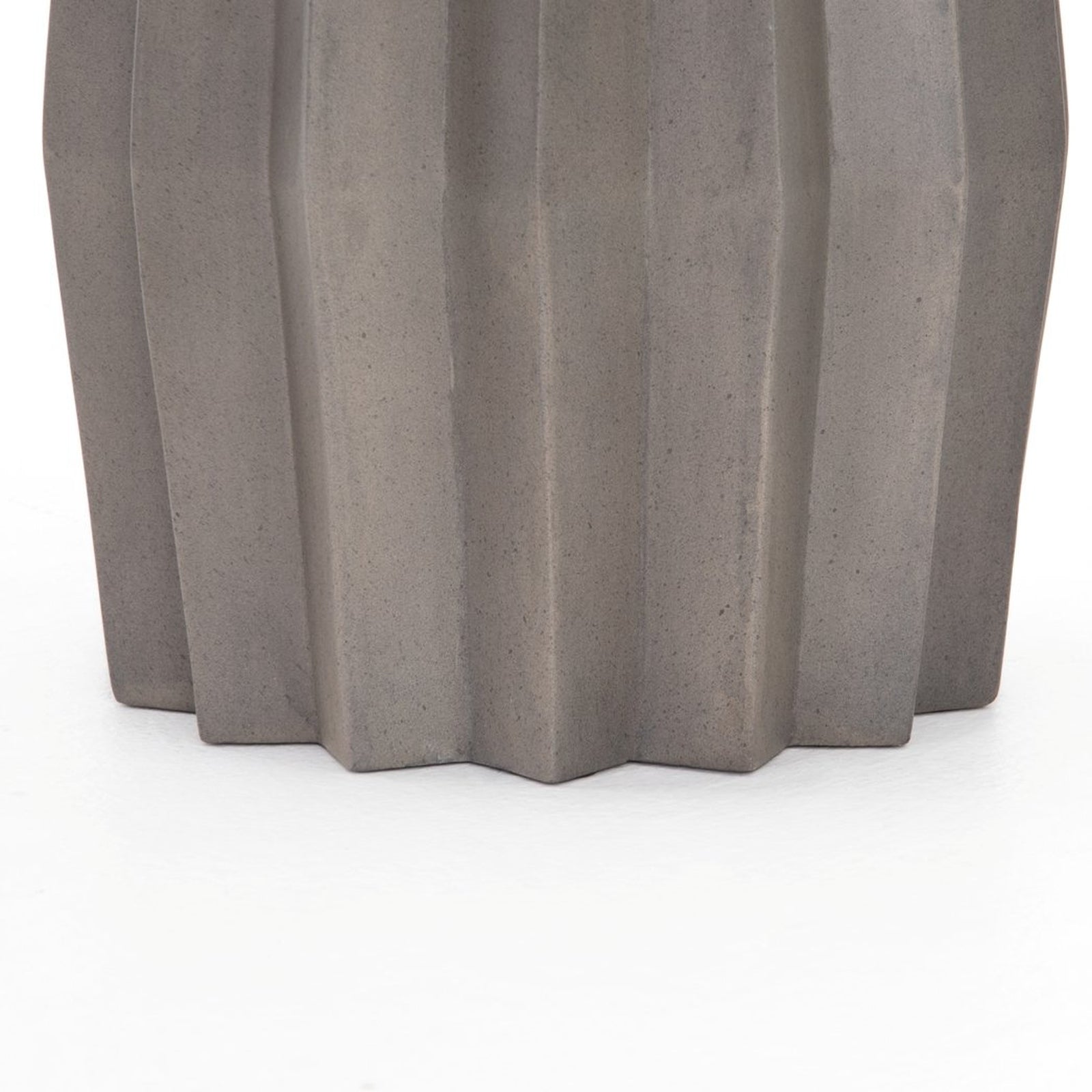 Gem Outdoor End Table-Dark Grey