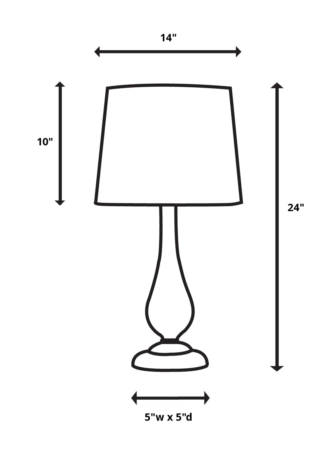 Modern Accents Offset Brick Pattern Ceramic Table Lamp
