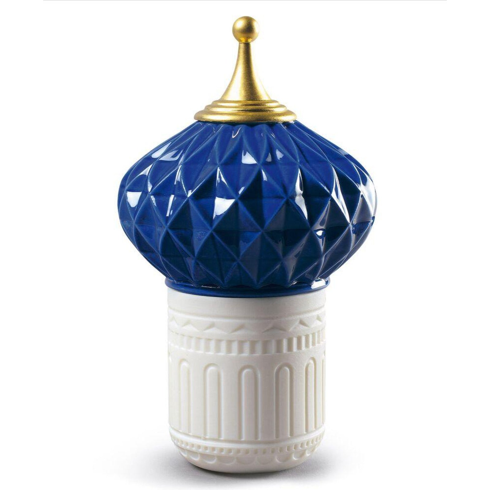 Lladro Blue Spire Candle 1001 Lights Unbreakable Spirit Scent