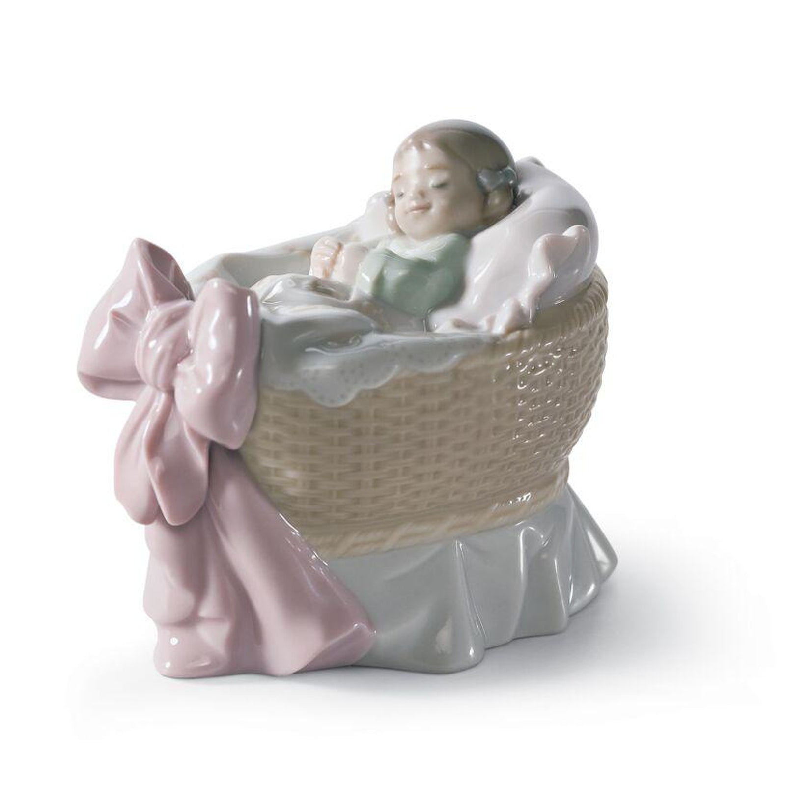 Lladro A New Treasure Boy / Girl Figurine