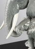 Lladro Leading The Way Elephants Sculpture