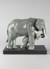 Lladro Leading The Way Elephants Sculpture